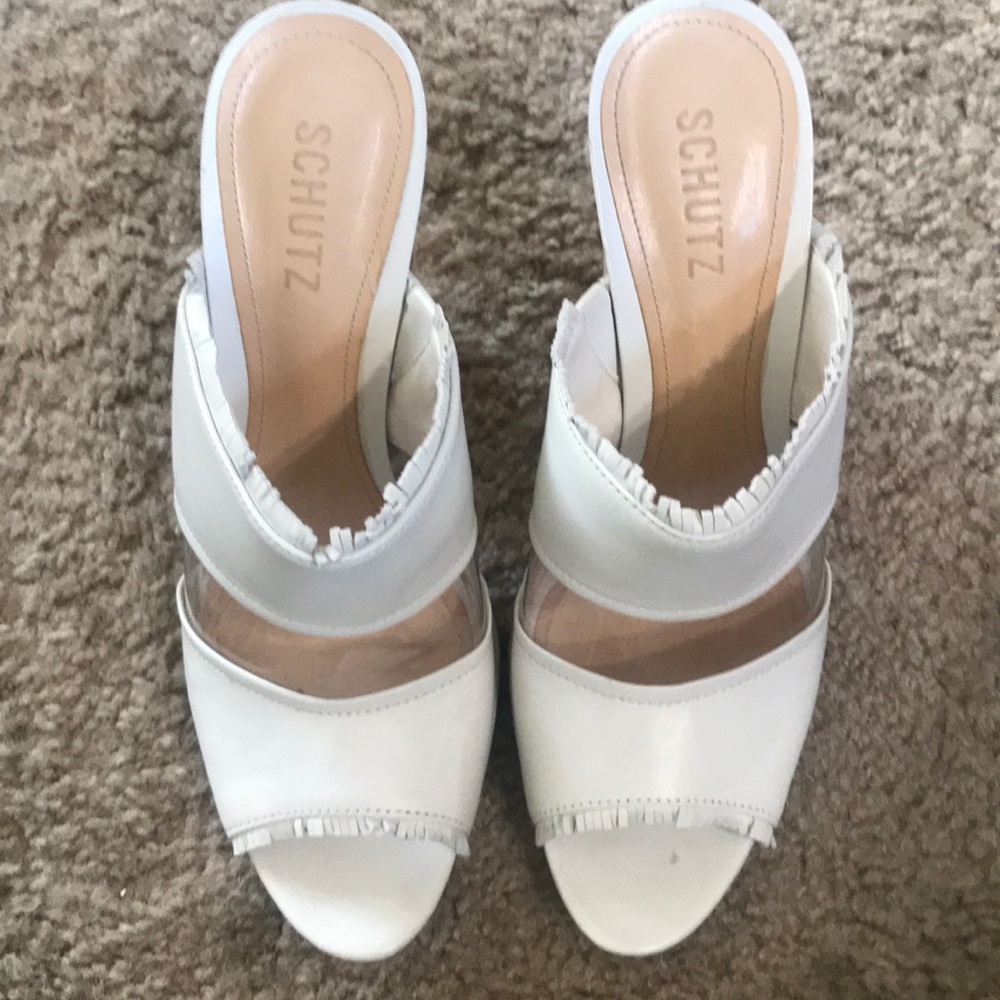 Schutz sandals as is no box ...used once